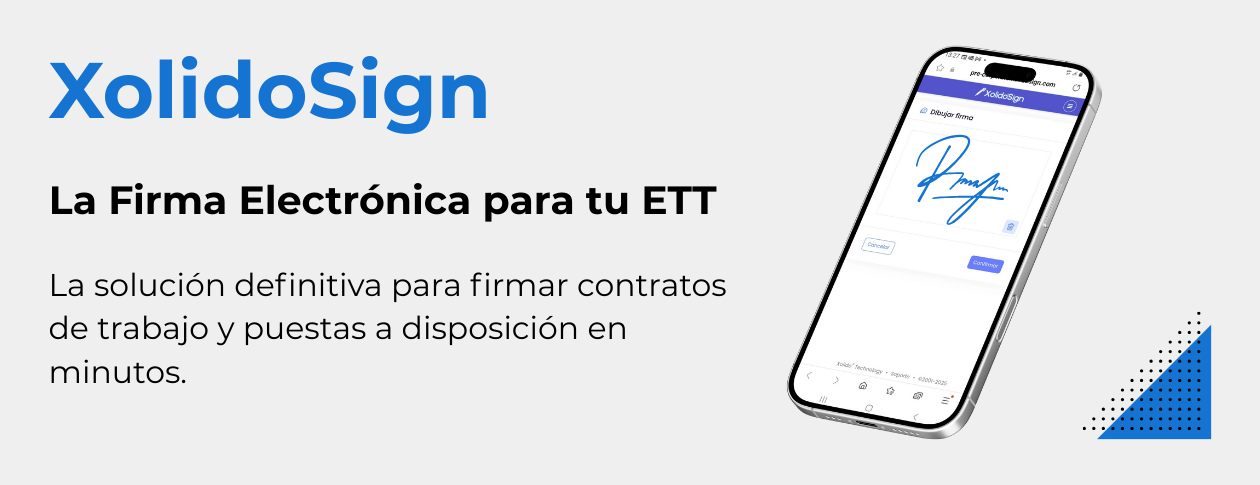 XolidoSign Professional: La Firma Electrónica para tu ETT