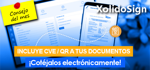 Introduce CVE/QR en tus documentos y cotéjalos electrónicamente