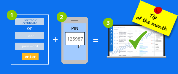 Activate the Double Authentication Factor in XolidoSign Corporate