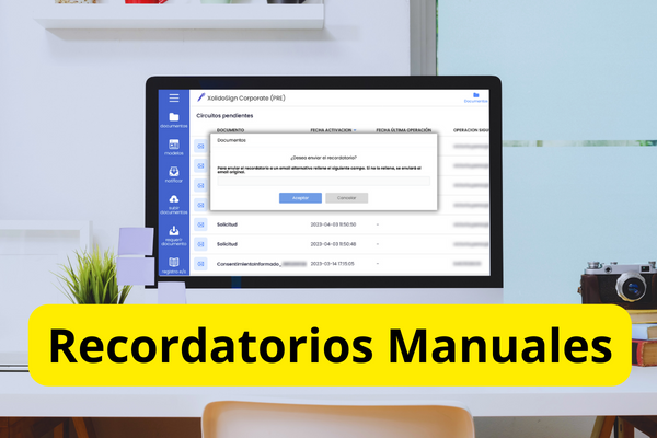 Recordatorios manuales