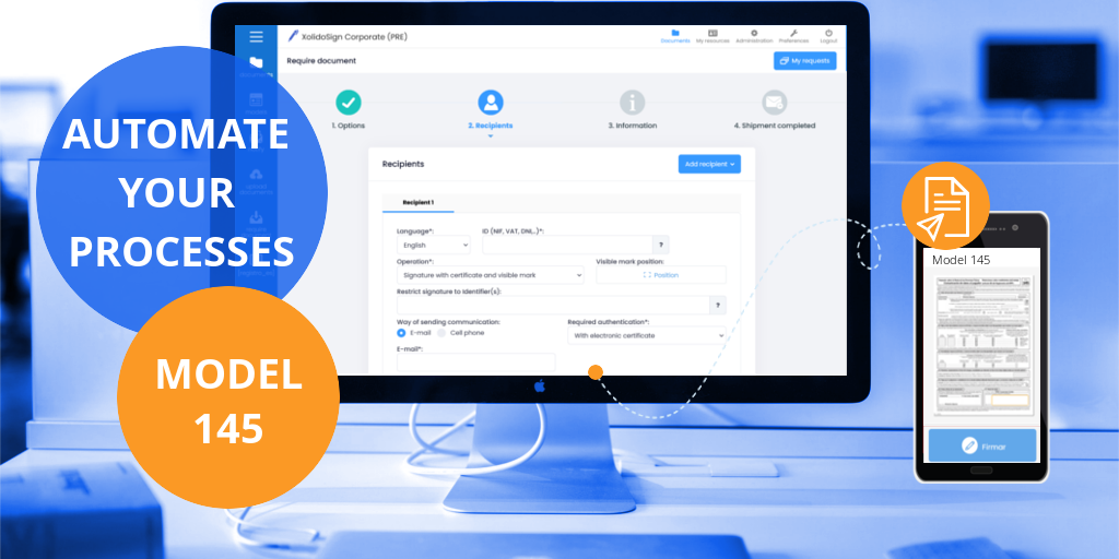 Model 145 - Automate and digitize your shipping and receiving with XolidoSign