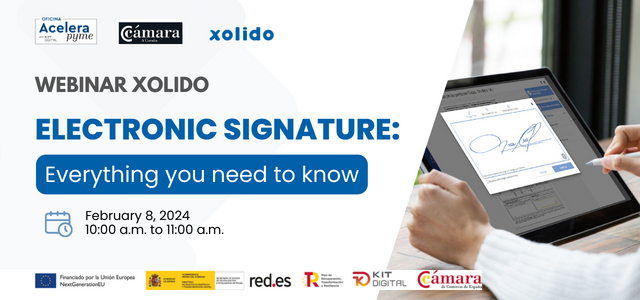 webinar "Electronic Signature: Everything you need to know", Thursday, February 8, 2024