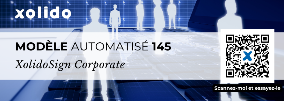Modèle de flux d'automatisation 145. XolidoSign Corporate