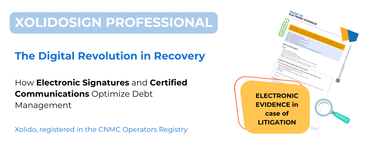 XolidoSign Professional. The Digital Revolution in Recovery.