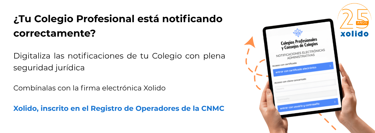 ¿Tu Colegio Profesional está notificando correctamente? - Xolido Notify