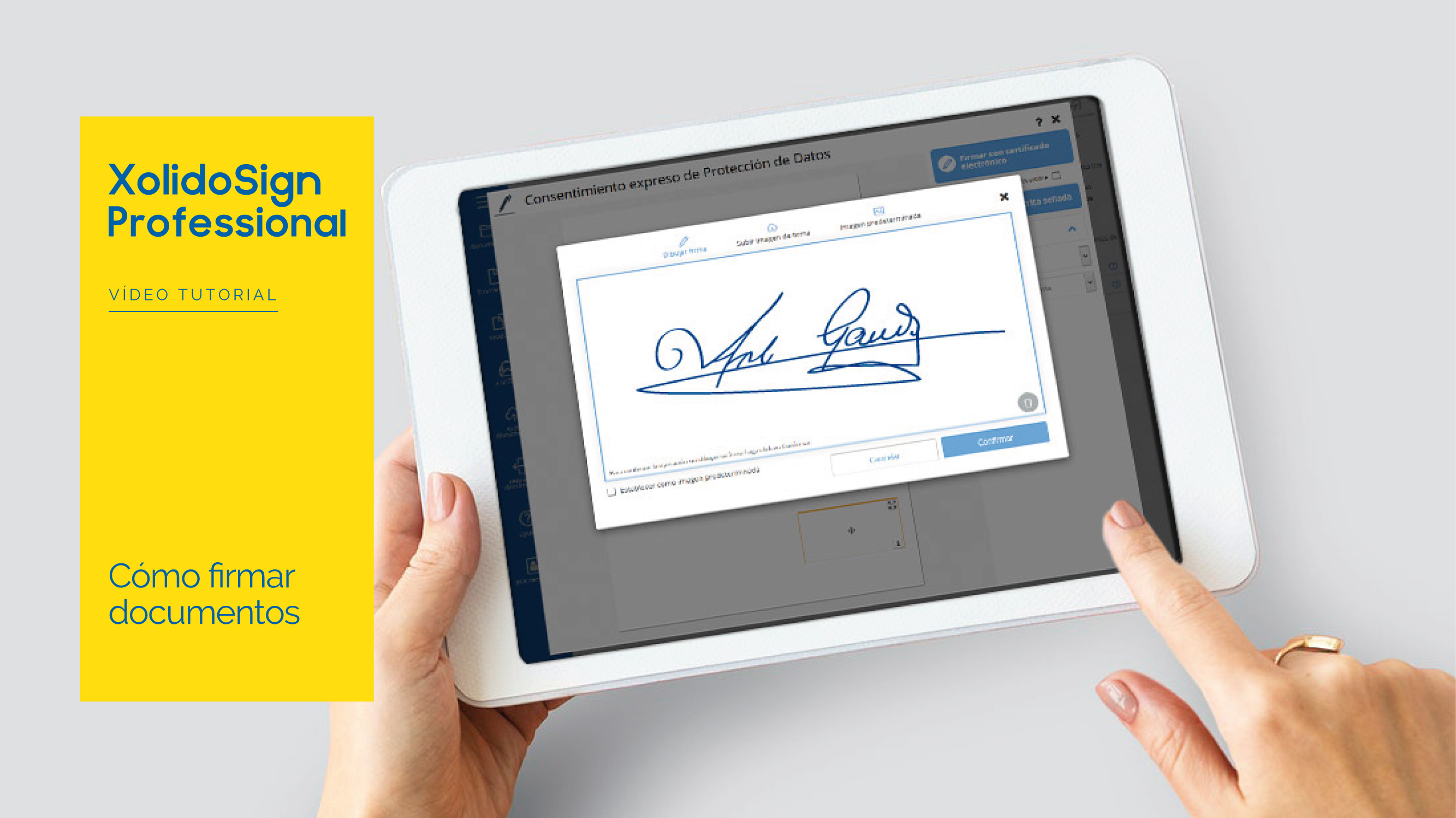 Cómo firmar un documento en XolidoSign Professional
