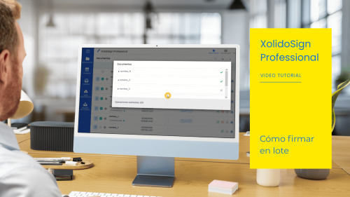 Cómo firmar electrónicamente en lote en XolidoSign Professional