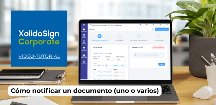 Cómo notificar un documento (uno o varios)