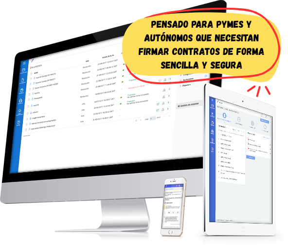 XolidoSign Professional - Servicio web para el envío certificado y acceso seguro de documentos, notificaciones electrónicas certificadas, firma personalizada con o sin certificado electrónico y solicitar operaciones a terceros