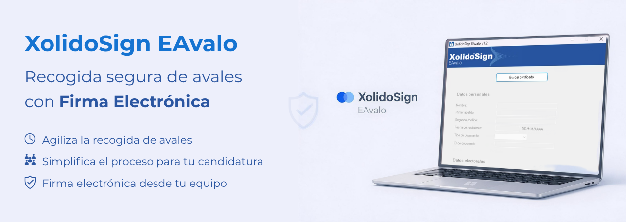 XolidoSign EAvalo - Recogida segura de avales con Firma Electrónica