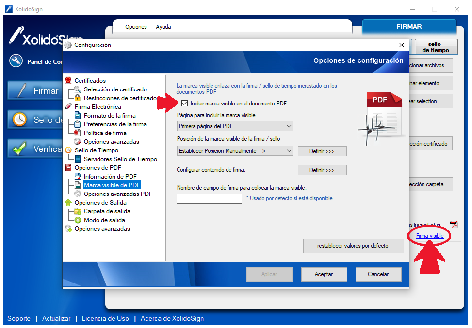 XolidoSign Desktop - Marca visible de firma en sus documentos PDF