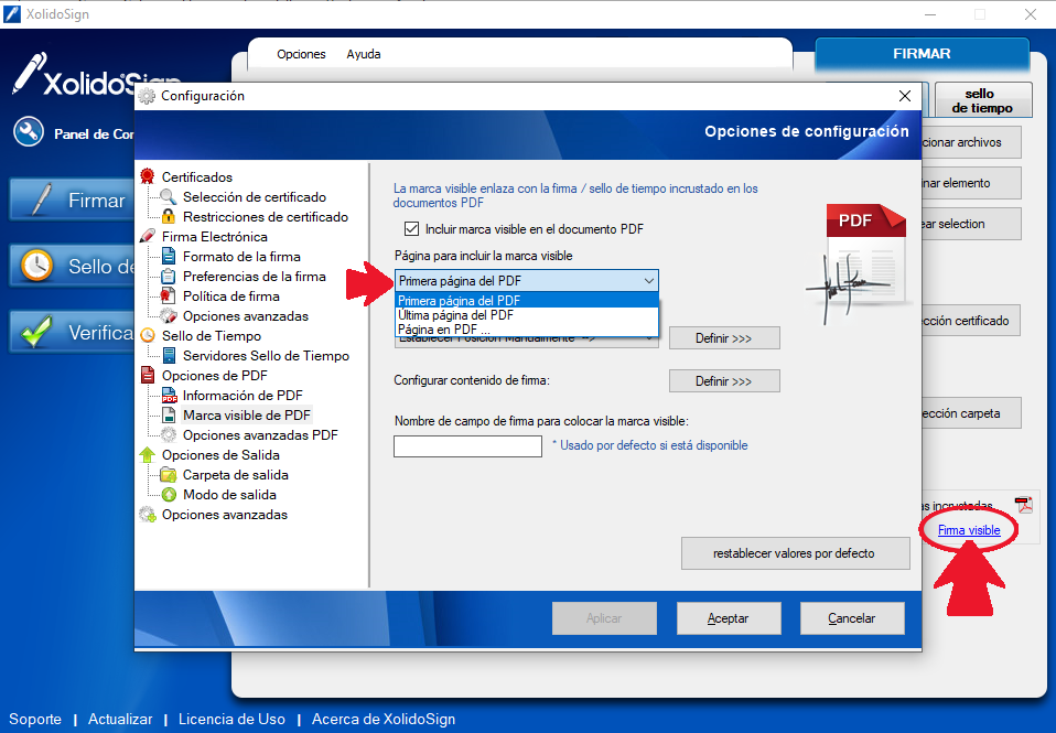 XolidoSign Desktop - Marca visible de firma en sus documentos PDF