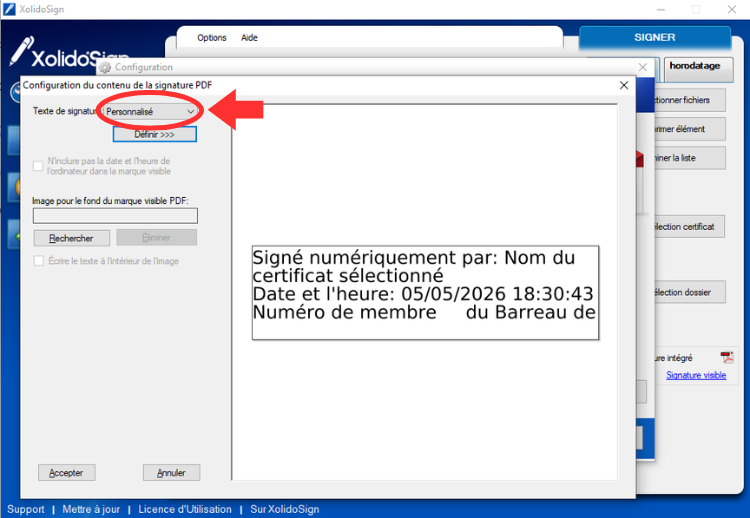 XolidoSign Desktop - Marque visible de signature dans vos documents PDF