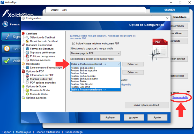 XolidoSign Desktop - Marque visible de signature dans vos documents PDF