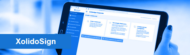 Crea tu credencial WebAuthN en XolidoSign Corporate y olvídate de las contraseñas