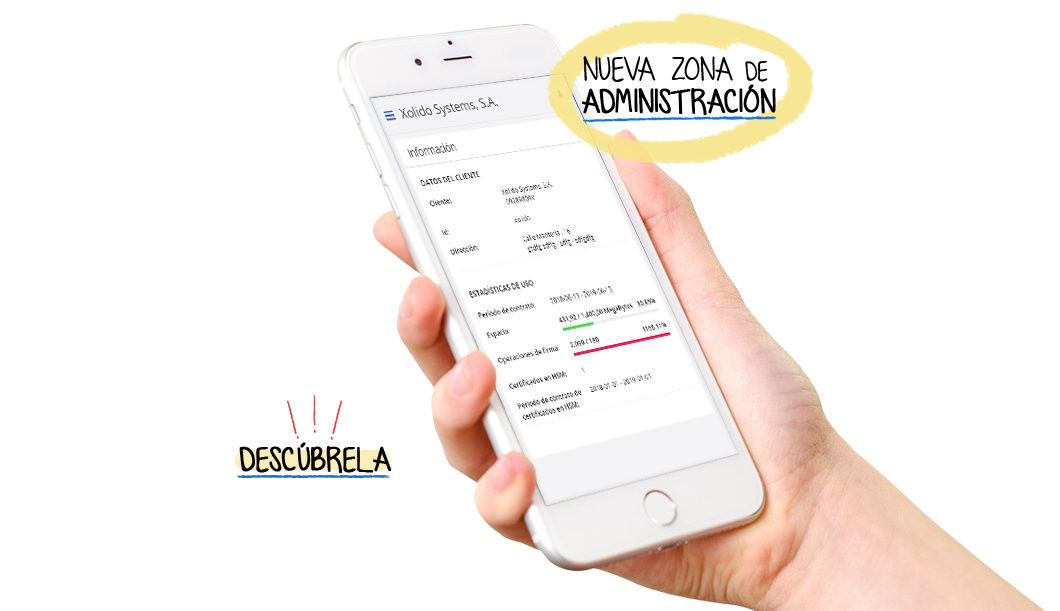 Nueva zona de administración. ¡Descúbrela en XolidoSign Gateway!